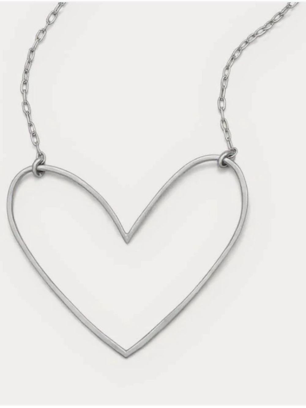 Lisa Leonard Designs peaceful heart necklace (sterling silver)